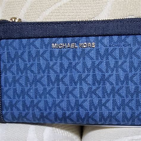 wallet card holder ladies michael kors|michael kors denim wallet.